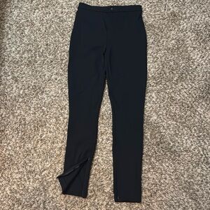 Abercrombie & Fitch Black Stretch Pants - Zipper Bottoms